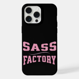Sass Factory - Grappig iPhone 15 Pro Max Case