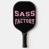 Sass Factory - Grappig Pickleball Paddle (Voorkant)