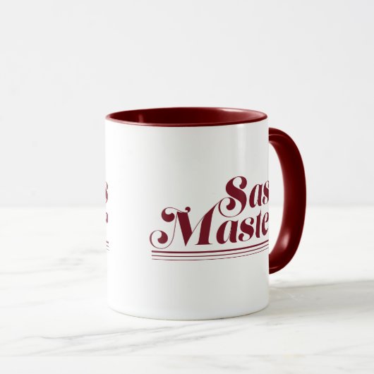 Sass Master Maroon Mok (Voorkant rechts)