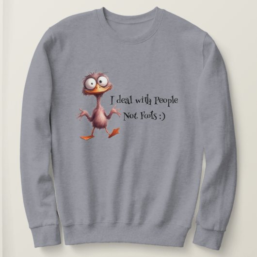 Sass Sweatshirt - vet, leuk en vol van houding (Design voorkant)
