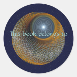 Sassafras Beaver Moon Ronde Sticker