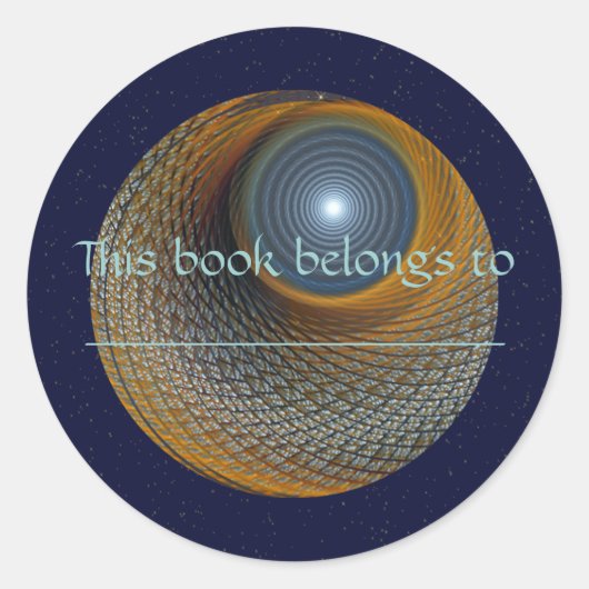 Sassafras Beaver Moon Ronde Sticker (Voorkant)