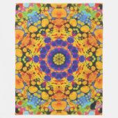 Sassafras Kaleidoscope Fleece Blanket (Voorkant)