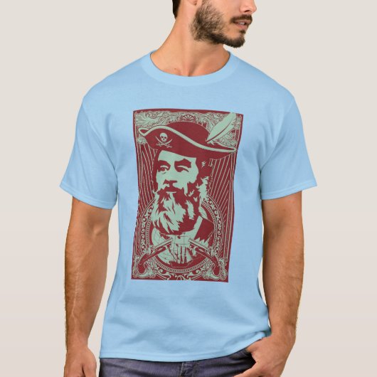 Sassam Hussein portret T-shirt (Voorkant)