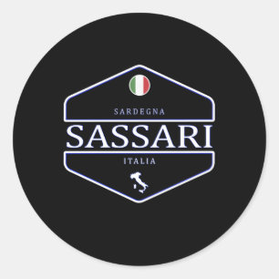 Sassari Sardegna Italia Sassari Sardinië Italië Ronde Sticker