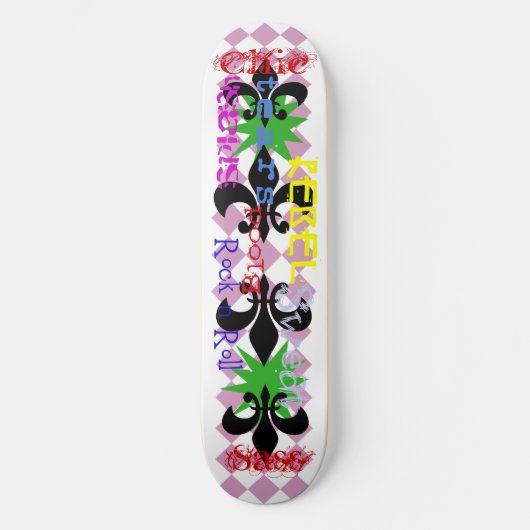 SassChic Skateboard (Voorkant)