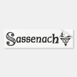 Sassenach - Keltische Thistle Bumpersticker