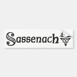 Sassenach - Keltische Thistle Bumpersticker