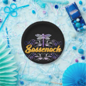 Sassenach Outlander Blue Dragonfly Papieren Bordje (Feest)