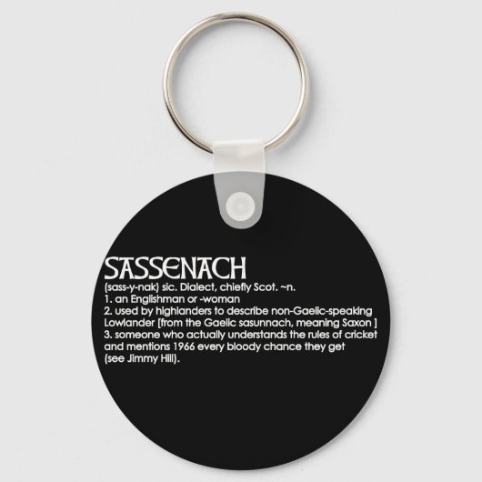 Sassenach Sleutelhanger (Voorkant)