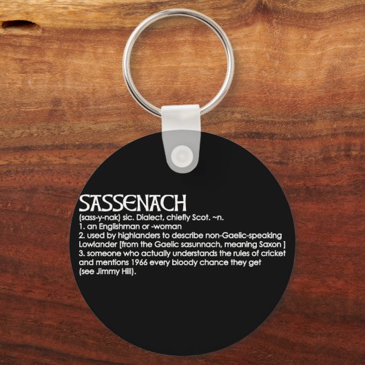 Sassenach Sleutelhanger (Voorkant)