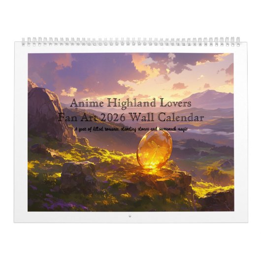 Sassenach-Style Scottish Anime Highland Lovers Fan Kalender (Hoes)