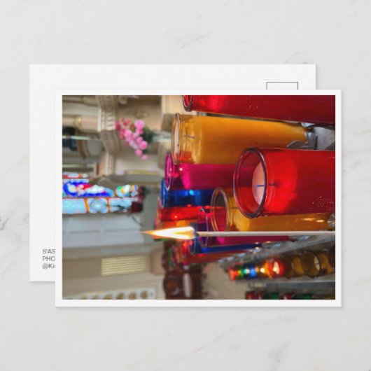 S'asseoir in direct briefkaart (Voorkant / Achterkant)