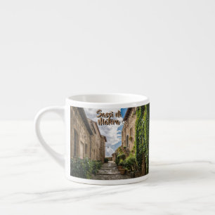 Sassi di Matera Italië klimop treden Espresso Kop