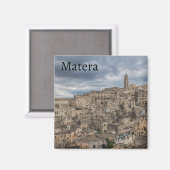 Sassi di Matera, Italië Magneet (Voorkant / Achterkant)