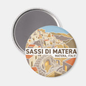 Sassi di Matera Italië Magneet (Voorkant / Achterkant)