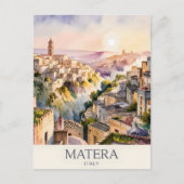 Sassi di Matera Travel Italy Cave City Aangepaste  Briefkaart (Voorkant)