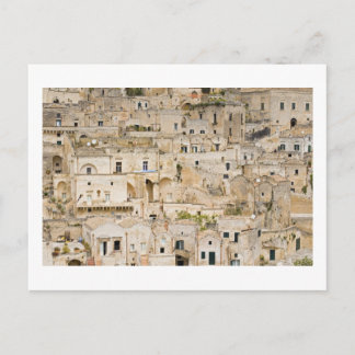 Sassi Houses, Matera, Basilicata, Italië Briefkaart