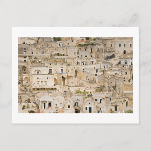 Sassi Houses, Matera, Basilicata, Italië Briefkaart (Voorkant)