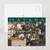 Sassi van Matera Basilicata Italië Briefkaart (Voorkant / Achterkant)