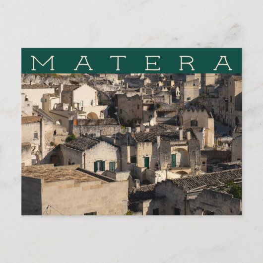 Sassi van Matera Basilicata Italië Briefkaart (Voorkant)