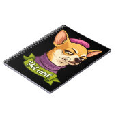 Sassige Chihuahua Sticker Notitieboek (Linkerzijde)