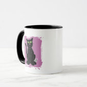 Sassige Kat Meme Ontwerp | Sarcasme Kat Humor Mok (Voorkant links)