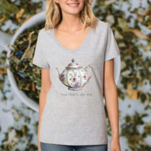 Sassige Theetijd Elegantie T-shirt