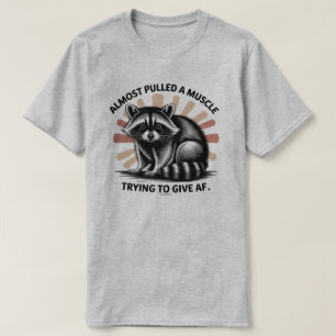 Sassige Wasbeer T-shirt – Grappig bosdier shirt