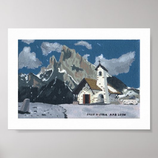 Sasso di Stria Poster (Voorkant)