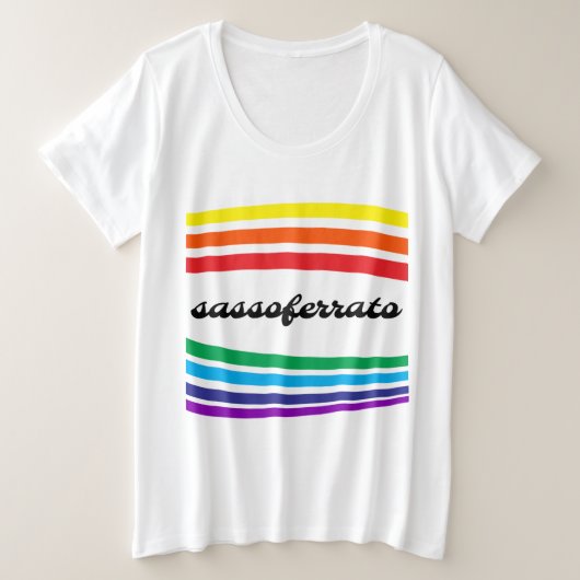 Sassoferrato Italy Trucker Hat Grote Maat T-shirt (Design voorkant)