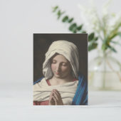 Sassoferrato - Madonna in het gebed Briefkaart (Staand voorkant)