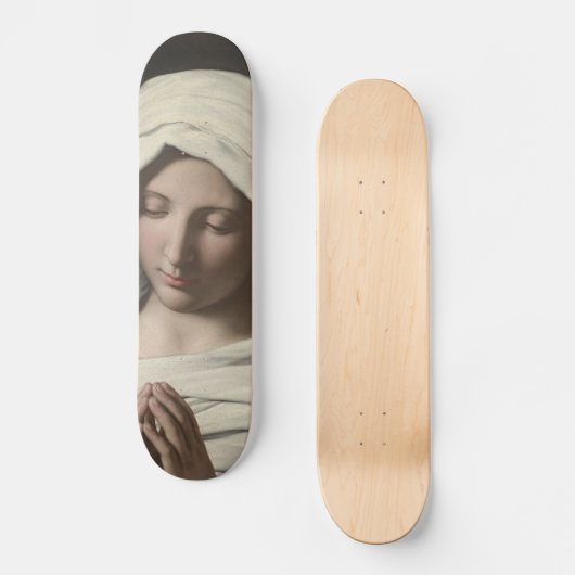 Sassoferrato - Madonna in het gebed Persoonlijk Skateboard (Voorkant)