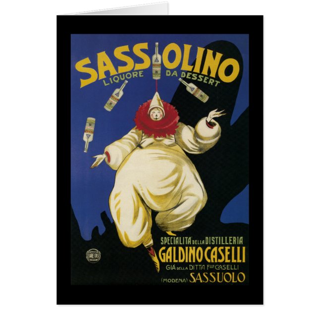 Sassolino Liquore da Dessert Promotion (Voorkant)