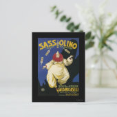 Sassolino Liquore da Dessert Promotion Briefkaart (Staand voorkant)