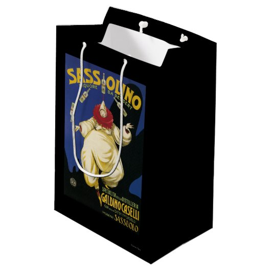 Sassolino Liquore da Dessert Promotion Medium Cadeauzakje (Achterkant Gekanteld)