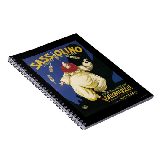 Sassolino Liquore da Dessert Promotion Notitieboek (Rechterzijde)