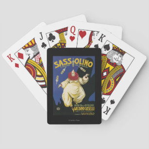 Sassolino Liquore da Dessert Promotion Pokerkaarten
