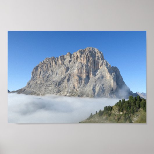 Sassolungo Dolomites Poster (Voorkant)