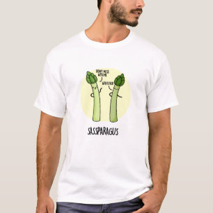 Sassparagus Grappige Asparagus Plantaardige Pun T-shirt