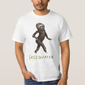 " Sassquatch - Sassy Bigfoot " T-shirt (Voorkant)