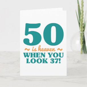 Sassy 50th Birthday Kaart