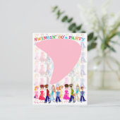 Sassy 60 Kinderen! Briefkaart (Staand voorkant)