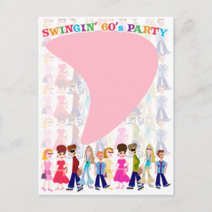 Sassy 60 Kinderen! Briefkaart