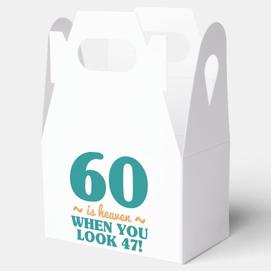 Sassy 60th Birthday Bedankdoosjes (Geopend)