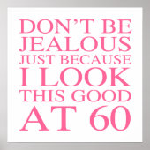 Sassy 60th Birthday voor vrouwen Poster (Voorkant)