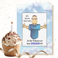 Sassy 70th Birthday Male Cartoon Funny Saying