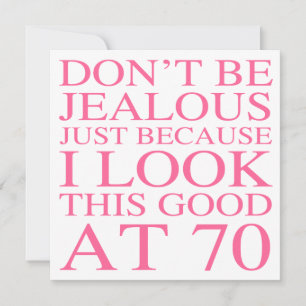 Sassy 70th Birthday voor vrouwen Kaart