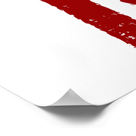 Sassy 75th Birthday Party Banner - aangepaste naam Poster (Hoek)