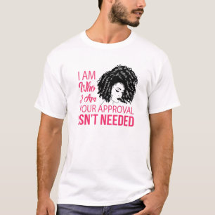 Sassy African Black Pride Afro Dames Mel T-shirt